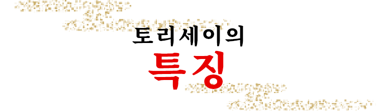 토리세이의 특징